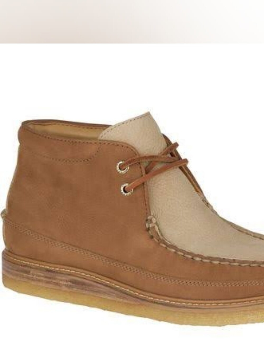 MENS Sperry Tan and Cream Men's Chukka Boots!